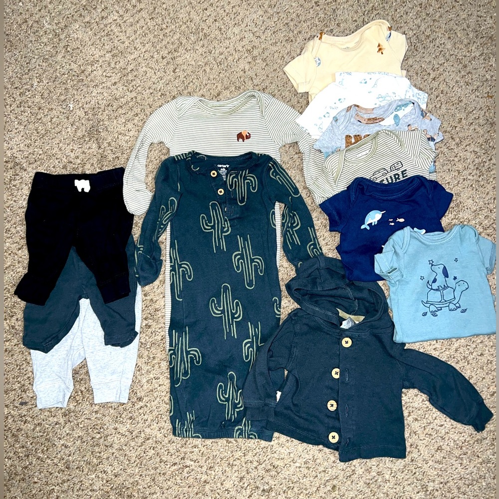 New born baby boy clothes